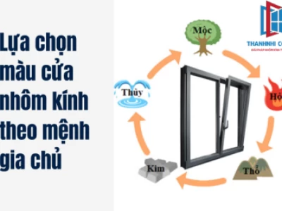 2 cách lựa chọn màu cửa nhôm kính hợp phong thủy