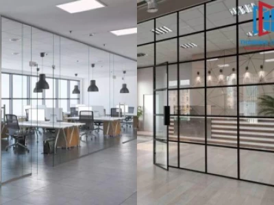 Cấu tạo, phân loại và báo giá vách ngăn kính cường lực