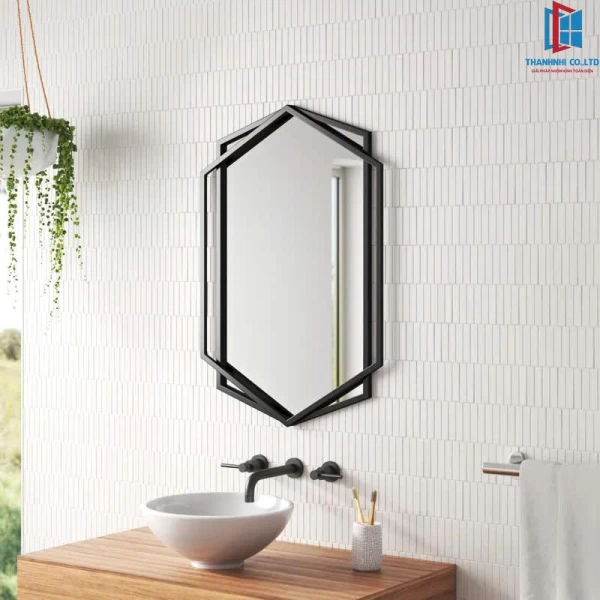 Gương treo tường và phòng tắm INOXBR234 Kích thước 55*80cm
