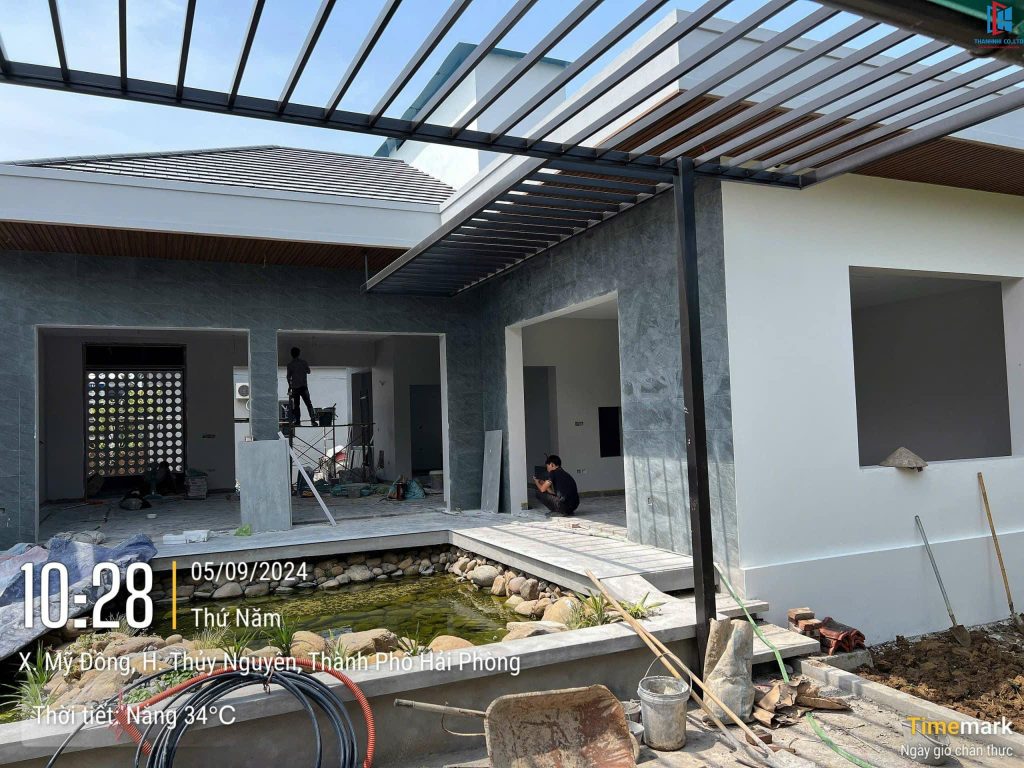 Thi công công trình tại Thủy Nguyên – Hải Phòng